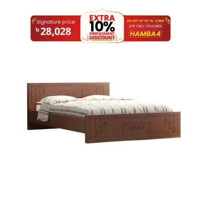 Picture of Regal Bluebell Wooden King Bed Antique BLUEBELL-BDH-304-3-1-20(KING SIZE)