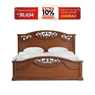 Picture of Regal Romilly Wooden Bed ROMILLY-BDH-318-3-1-20 (DOUBLE)