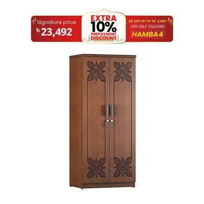 Picture of Regal Butterfly Wooden almirah/ Cupboard l CBH-367-3-1-20