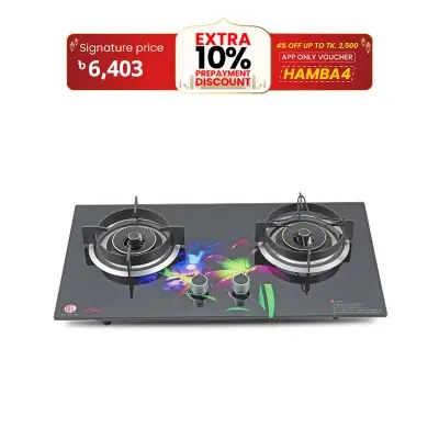 Picture of RFL Built In Double HOB Double Gas Stove LILAC (Cylinder Gas)