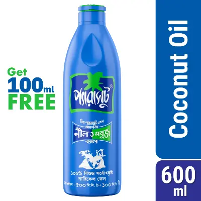 Picture of Parachute Coconut Oil 500ml (FREE 100ml)