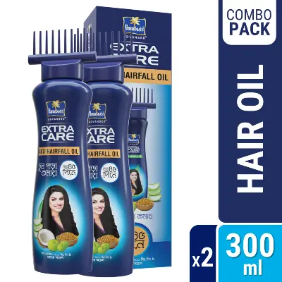 Picture of Parachute Hair Oil Anti Hairfall Oil Extra Care 300ml (Root Applier) Pack of 2 (300ml X 2)