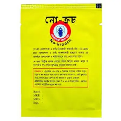 Picture of No Kroach Cockroach Powder Bait Special Insecticide Bug Beetle Telapokar Insect Reject - 1 packet