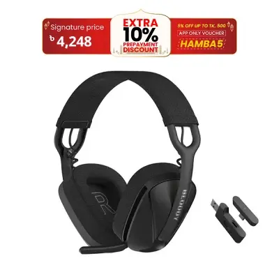 Picture of A4tech Bloody GR280 Bluetooth Wireless & Wired Noise Cancelling Gaming Headphone - Black