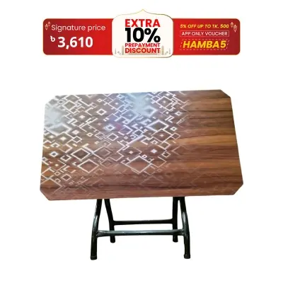 Picture of Explore Trend - Exceotional Quality - Folding Donning Table 6 Sit 60/32 inches - Innovative Design - Exclusive Experience Brown, Multicolor