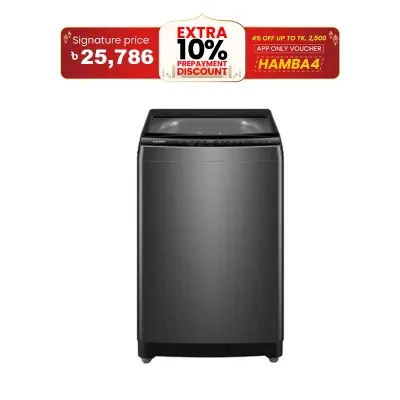 Picture of Haier 8Kg Top Loading Automatic Washing Machine (HWM80-316S6) Starry Silver