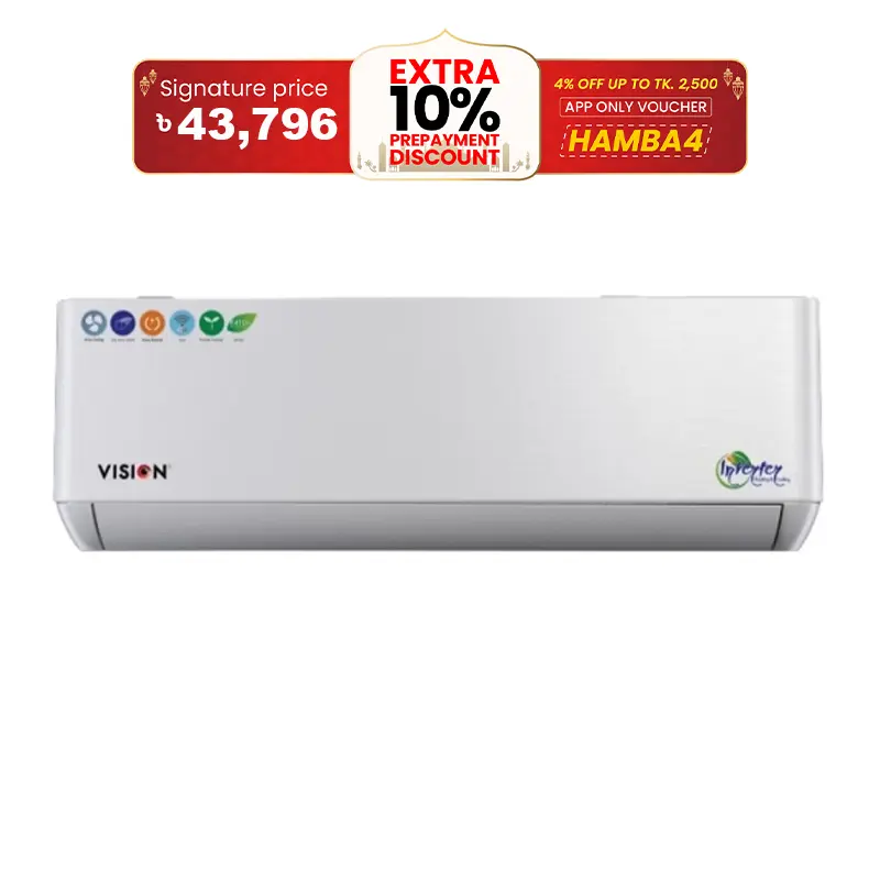 Picture of Vision AC 1 Ton Hot And Cool & WiFi Inverter - VSN-12K-HCWiFi-INV410 4D Ultra