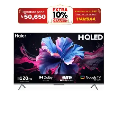 Picture of Haier 50" HQLED 4K UHD Dolbi Atoms Google TV (H50P7UX) (Best Price) 