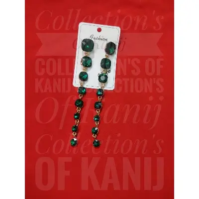 Picture of Exclusive Designer Long Earrings  For Woman