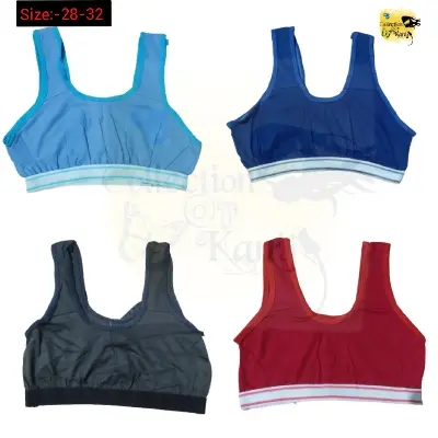 Picture of 4 Pieces Semis Air Bra For Teenagers Girls Randomly Selected Colour -