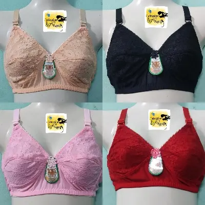 Picture of 4 Pieces Premium Comfortable Net Bra For Women