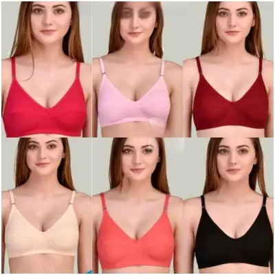 Picture of 4 Pieces Soft Stretchable Bra For Womens And Girls And Women - Bra