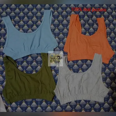 Picture of 4 Pieces Cotton Mixed Air Semis Genji Bra - Bra