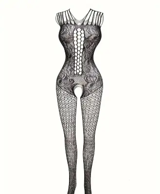 Picture of Free Size Body Net Dress for Women