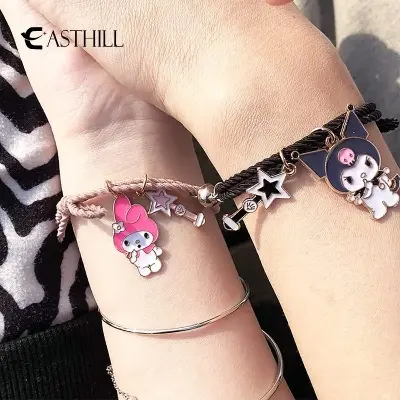 Picture of 2pcs Magnetic Couple Bracelets Mutual Attraction Relationship Matching Friendship