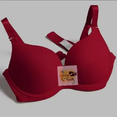 Picture of 1 Pc Solid Export Quality Push-Up Wired Padded Bra for Women & Girls - Comfortable to Wear - Elevate Your Look with this Stylish Bra