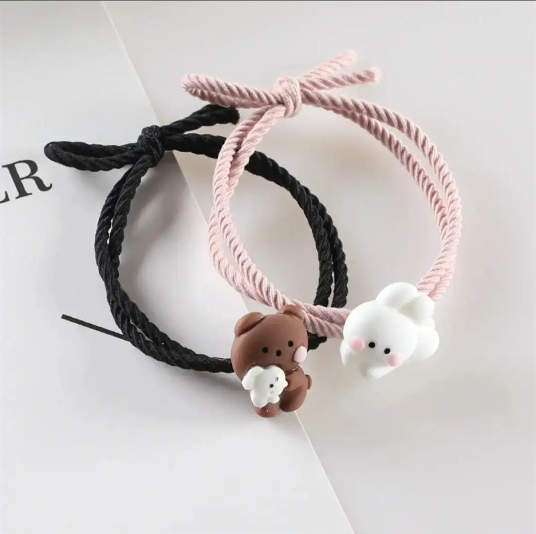 Picture of 1 Pair Hug Bear Couple Friendship Bracelet