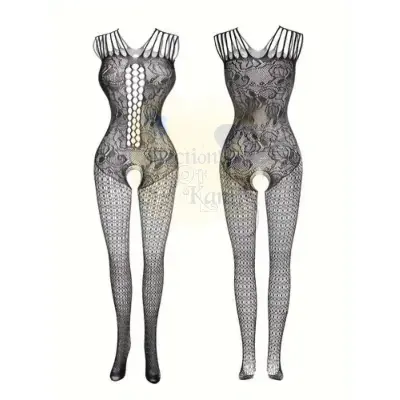 Picture of Net Large Size Tight Set Womens Transparent Open Body Dress