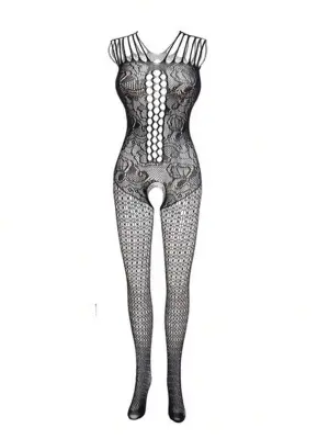 Picture of Net Large Size Tight Set Womens Transparent Open Body Dress