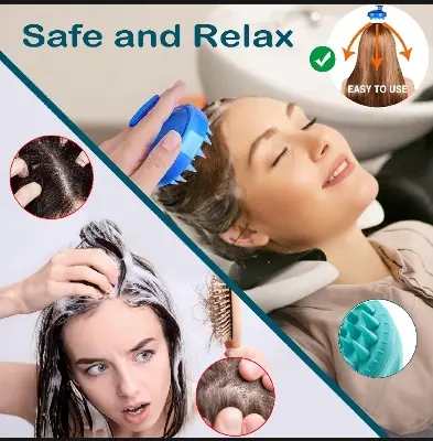 Picture of Hard Silicone Scalp Shampoo Massager