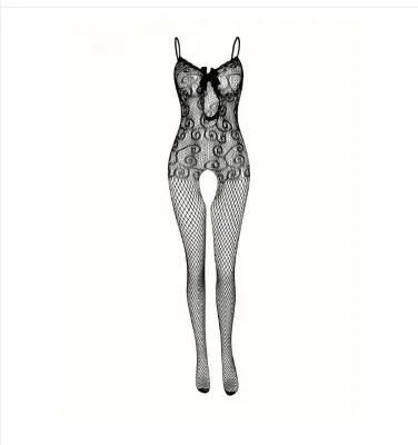 Picture of Plus Size Fishnet Teddy  Bodystocking  For Valentines Day