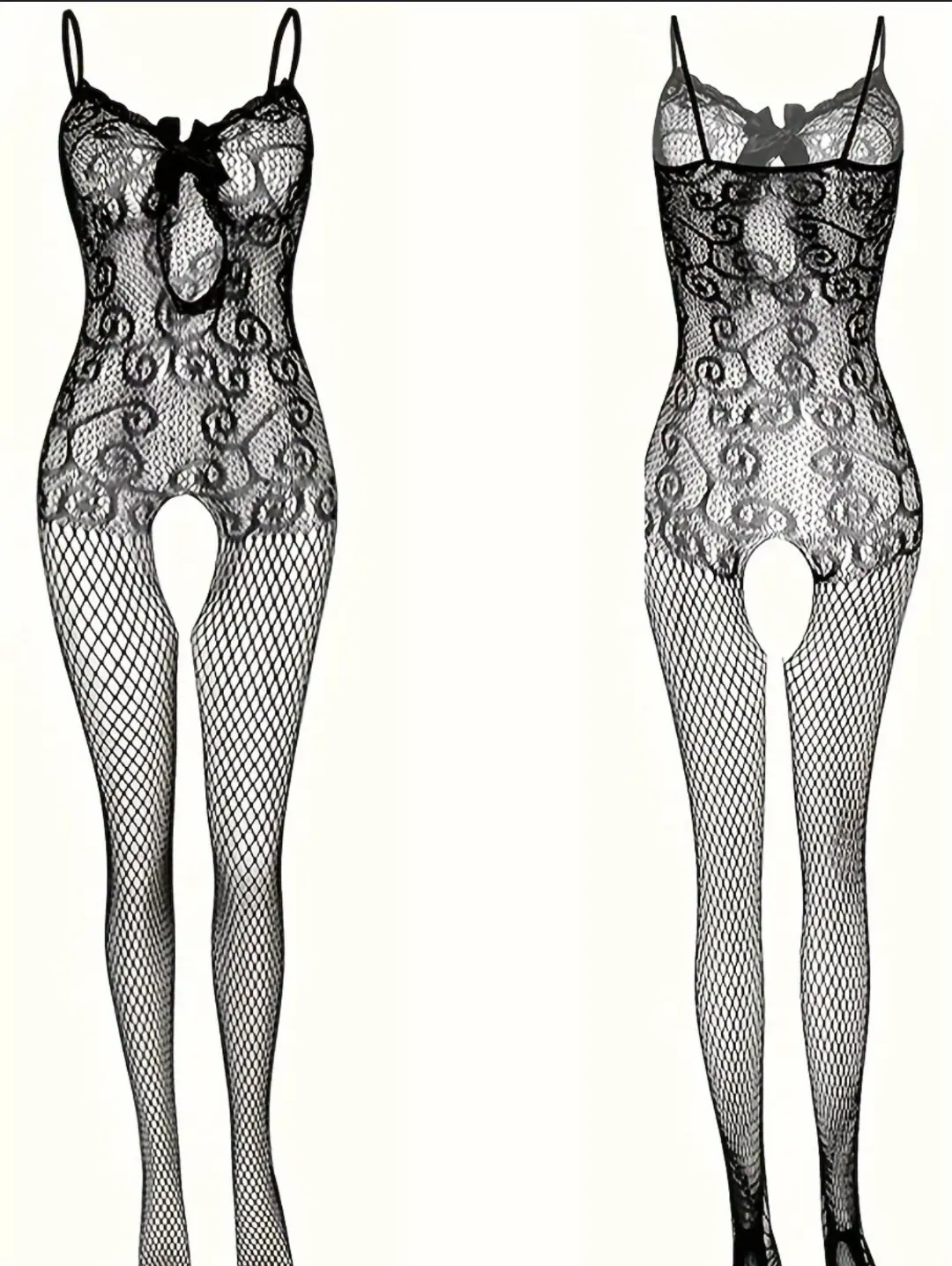Picture of Plus Size Fishnet Teddy  Bodystocking  For Valentines Day