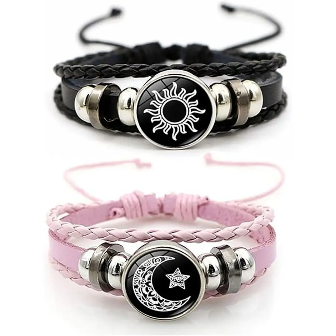 Picture of Luminous Sun & Moon Friendship Bracelet