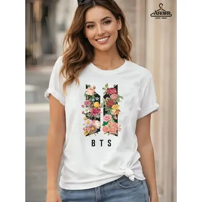 Picture of BTS Logo Minimal Style T-Shirt 👕