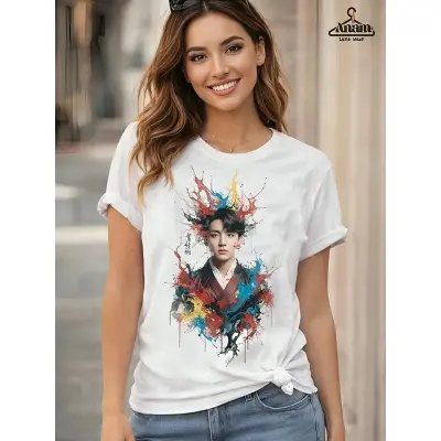 Picture of BTS Aesthetic Vibes Graphic New T-Shirt 💜