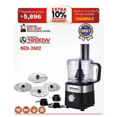 Picture of NIYAMA Multifunctional food processor heavy duty japani technology(1200 watt niyama)
