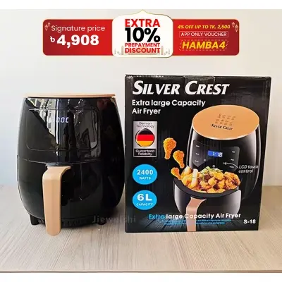 Picture of 2400 Watt Silver Crest Air Fryer Digital Electric Deep Fryers Industrial Silver Crest Air Fryer