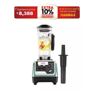 Picture of Commercial Multi Functional Power Blender 2200 Watts, Green/Black. Miyako BL-69TRIP 2.0L Jar
