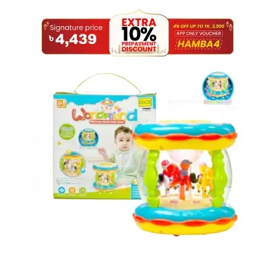 Picture of CAROUSEL MINI WONDERLAND MERRY GO ROUND MUSIC DRUM