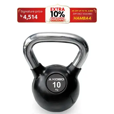 Picture of Kettlebell Dumbbell 10 KG-1 Pcs Black & Silver
