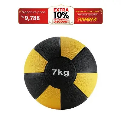 Picture of MCD Medicine Balls 7kg, Med Ball for Weight Training, Stability, Workout Ball, Slam Medicine Ball, Exercise Balance Training Ball
