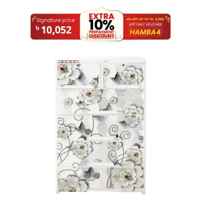 Picture of RFL Wardrobe Double 5D KD Elite HD - White Pearl