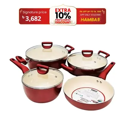 Picture of Kiam Super Ceramics 7 pcs Cookware set (Induction Supported)