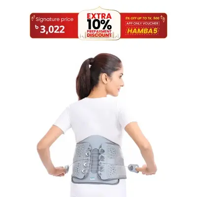 Picture of Tynor Lumbo Lacepull Brace Price in Bangladesh | Corset Belt for Disc Injury, Back Muscle Spasms, Pre and Post Spine Surgery Protection