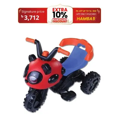 Picture of Pikko Rechargeable 6v Battery Tri Cycle, Three Wheeler Ride on Tricycle For Kids With Light & Music (2-5 Years)