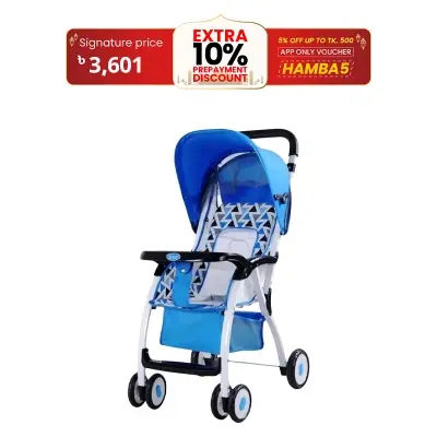 Picture of Stroller 711 Pram for Baby - Blue - baby car