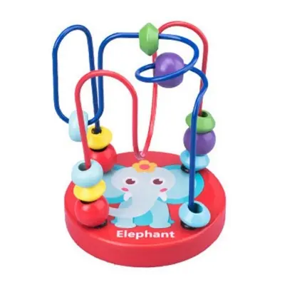 Picture of Wooden Roller Coaster Bead Toys Montessori Early Educational Puzzle Math Toy Colorful Cartoon Animals For Kids Arithmetic TMZ
