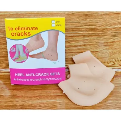Picture of Silicon Moisturising Heel Swelling Pain Relief Foot Support to Eliminate Cracks