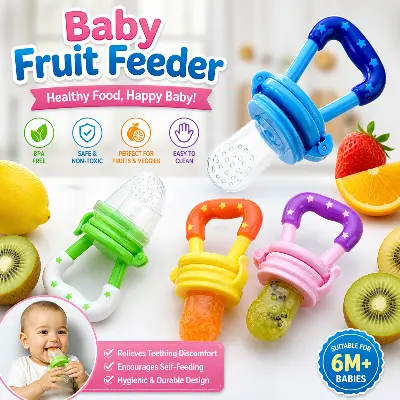 Picture of Baby Fruit Feeder Pacifier | BPA-Free Fresh Food Nibbler for Infants (6M+)