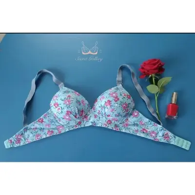 Picture of Premium Printed Push Up Bra for Girls and Women - Padded for a Perfect Fit L Г