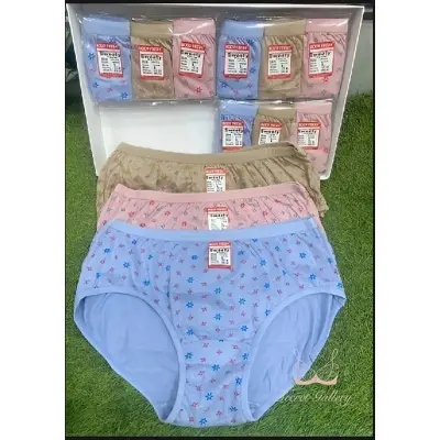 Picture of exclusive Cotton Plain Ladies Panty multi color 1 pis L لا