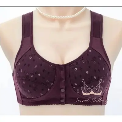 Picture of Imported Printed Front Button Soft Cotton Bra For New Born Baby Feeding (One Piece)