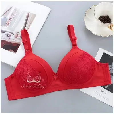 Picture of Floral padded spacer push-up bra for women га
