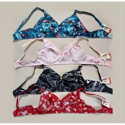 Picture of 1 Piece Stylish design Stretchable print bra for women