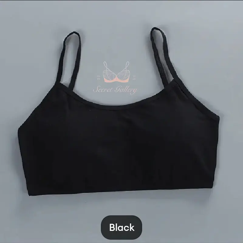 Picture of Girl Wen Bo Slope Pure Cotton Development Episodial Pupils Through Little Vests No Steel Circle Slice Children's Vest - Bra - Bra - Bra For Girls - ব্রা