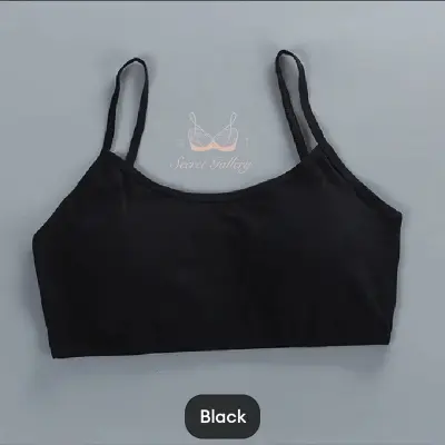 Picture of Girl Wen Bo Slope Pure Cotton Development Episodial Pupils Through Little Vests No Steel Circle Slice Children's Vest - Bra - Bra - Bra For Girls - ব্রা